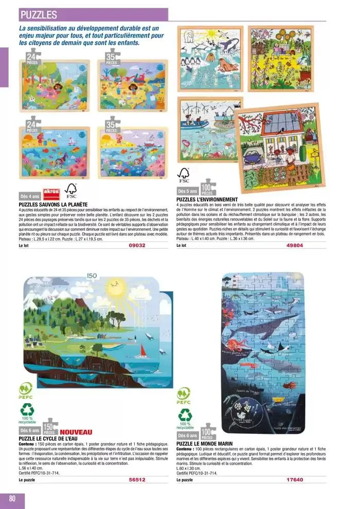 Education And Loisirs Majuscule 2025 du 5 mars au 31 décembre 2025 - Catalogue page 104