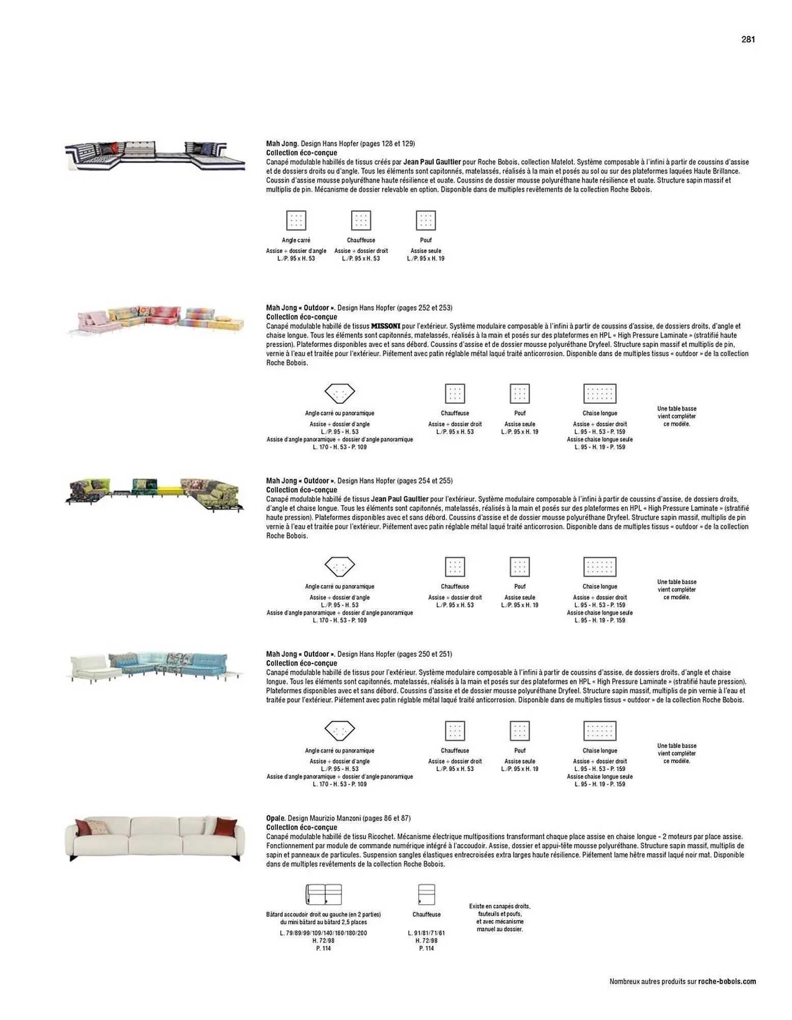 Catalogue Roche Bobois du 13 janvier au 31 décembre 2026 - Catalogue page 283