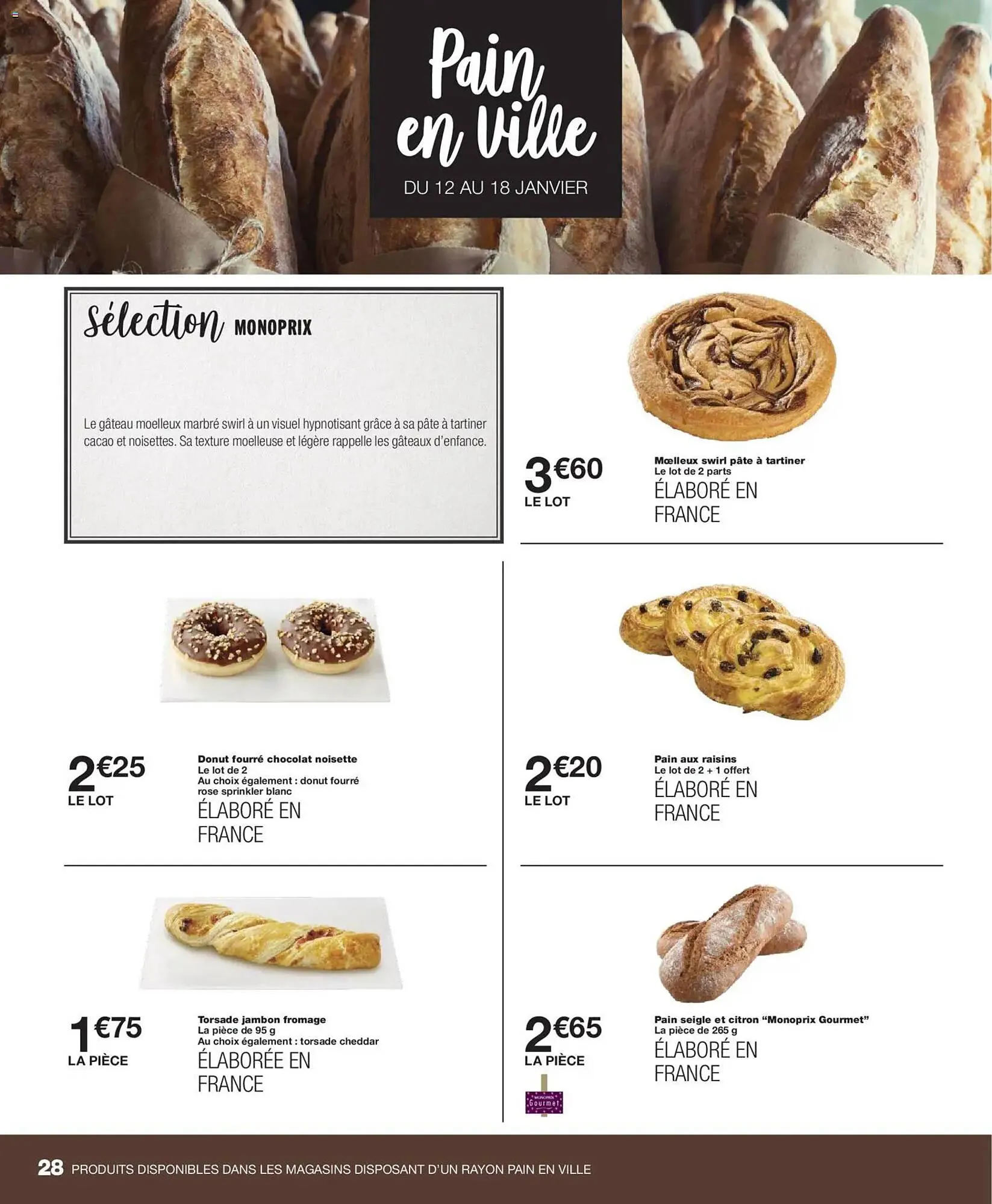 Catalogue Monoprix du 1 janvier au 18 janvier 2026 - Catalogue page 28