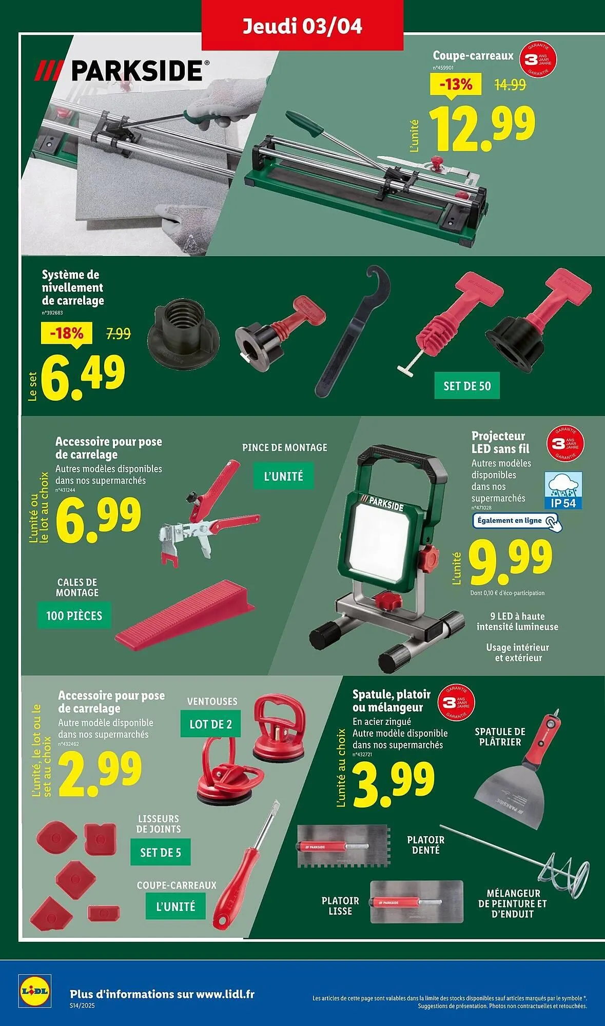 Catalogue Lidl du 31 mars au 3 avril 2025 - Catalogue page 27