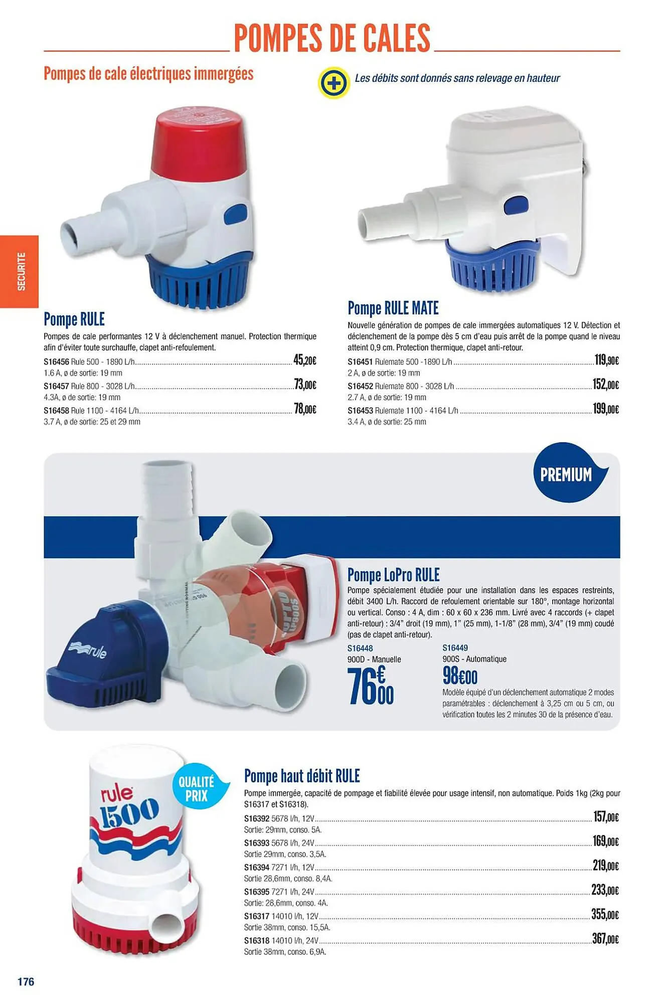 Catalogue Accastillage Diffusion du 1 mars au 31 décembre 2023 - Catalogue page 178