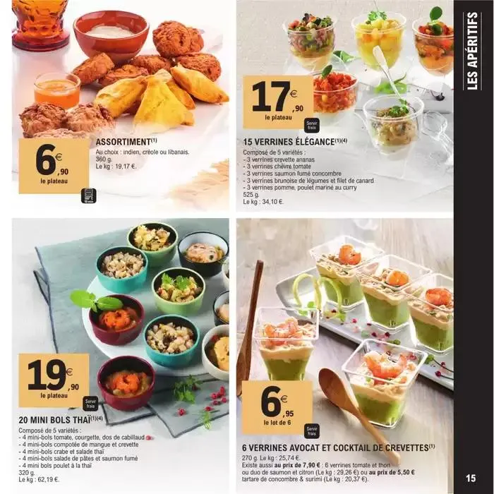 CARTE TRAITEUR PERMANENTE - MIXTE du 8 avril au 17 novembre 2025 - Catalogue page 15