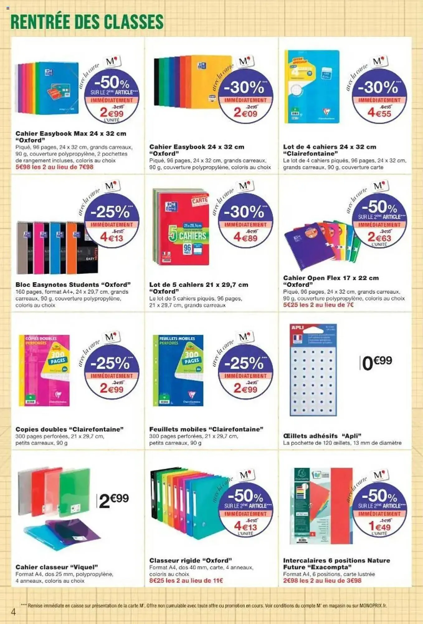 Catalogue Monoprix du 12 août au 24 août 2025 - Catalogue page 4