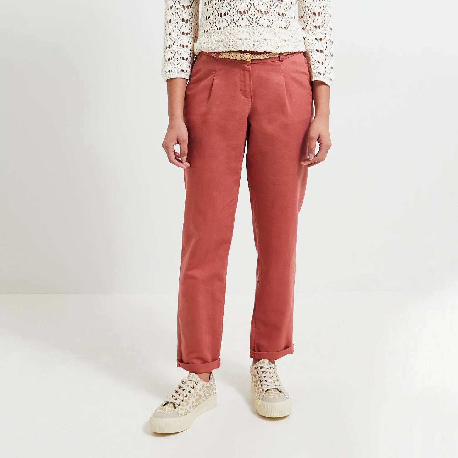 Pantalon chino femme
