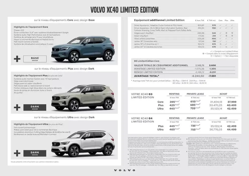 LA NOUVELLE VOLVO XC40 LIMITED EDITION du 7 janvier au 31 décembre 2025 - Catalogue page 2