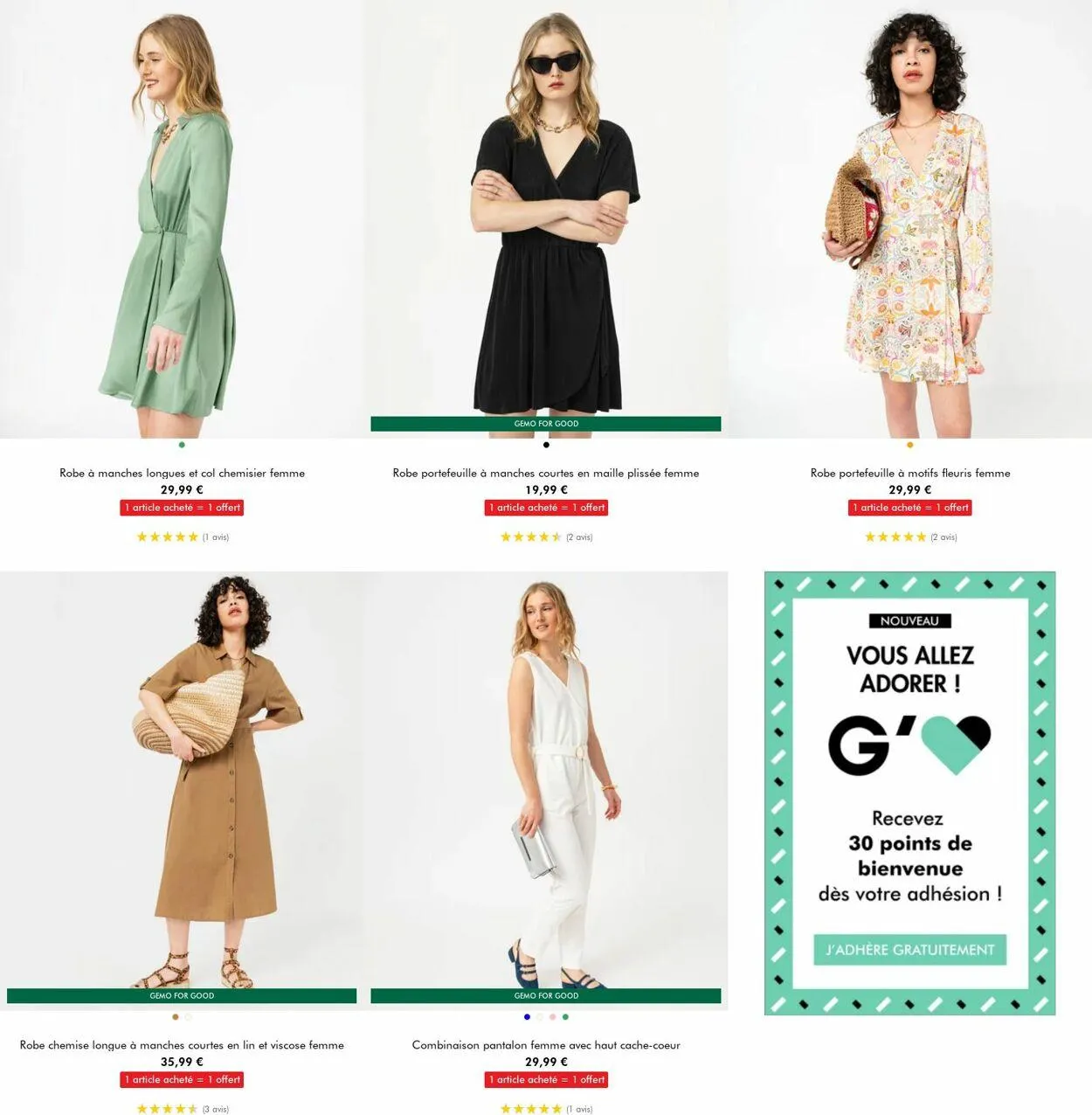 Gémo Catalogue actuel du 31 juillet au 13 août 2024 - Catalogue page 3