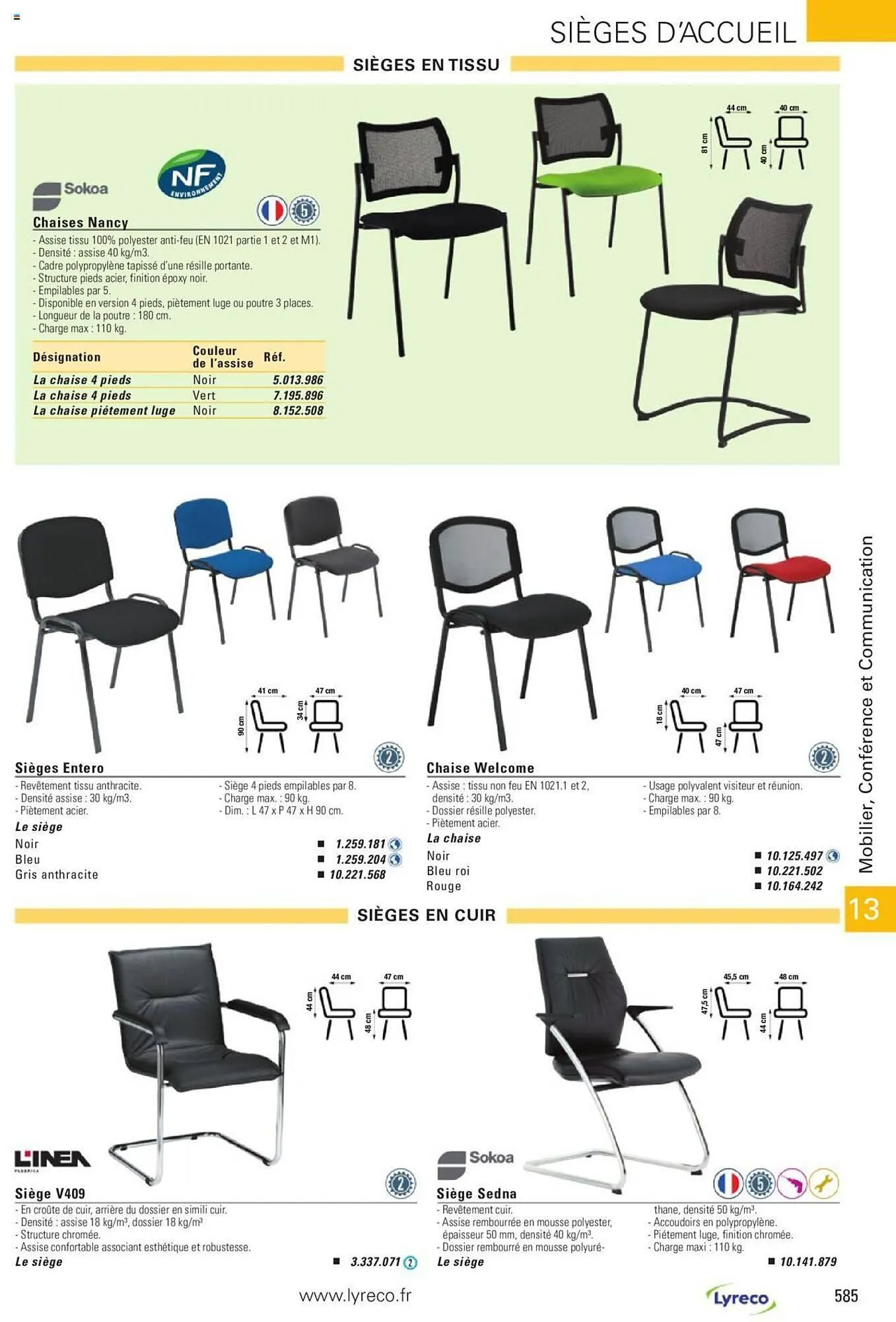 Catalogue Lyreco du 15 mai au 31 décembre 2023 - Catalogue page 585