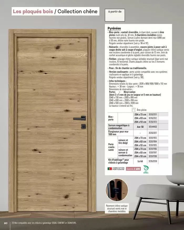 Aménagents Intérieurs 2025 du 1 janvier au 31 décembre 2025 - Catalogue page 80