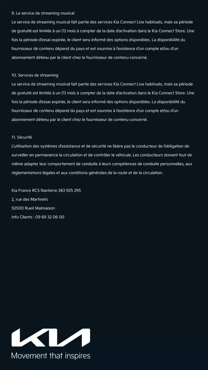 KIA Nouveau EV3 100% électrique - Brochure du 8 octobre au 29 septembre 2025 - Catalogue page 28