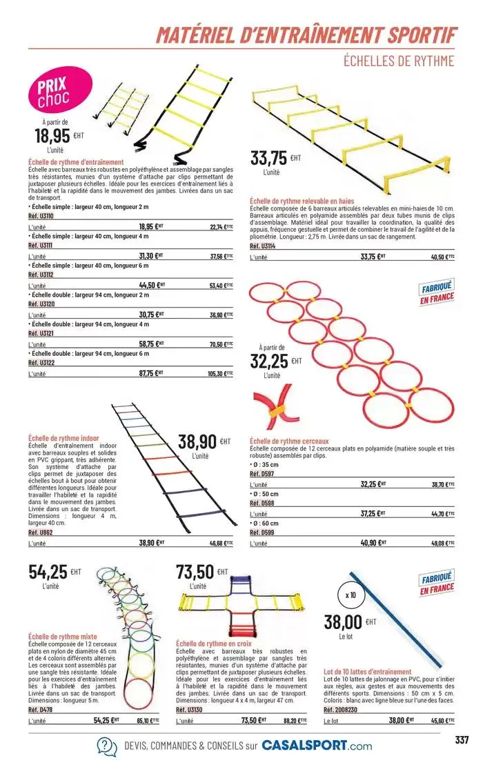 ÉQUIPEMENT SPORTIF du 6 mars au 31 décembre 2025 - Catalogue page 309