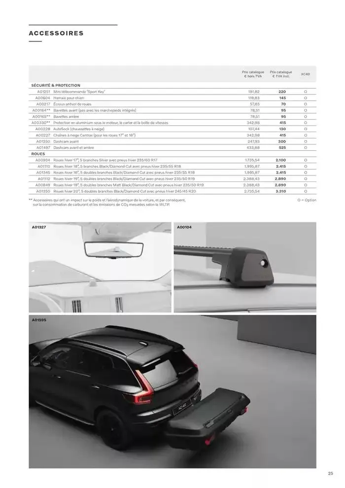 VOLVO XC40 B3/B4 du 7 janvier au 31 décembre 2025 - Catalogue page 25