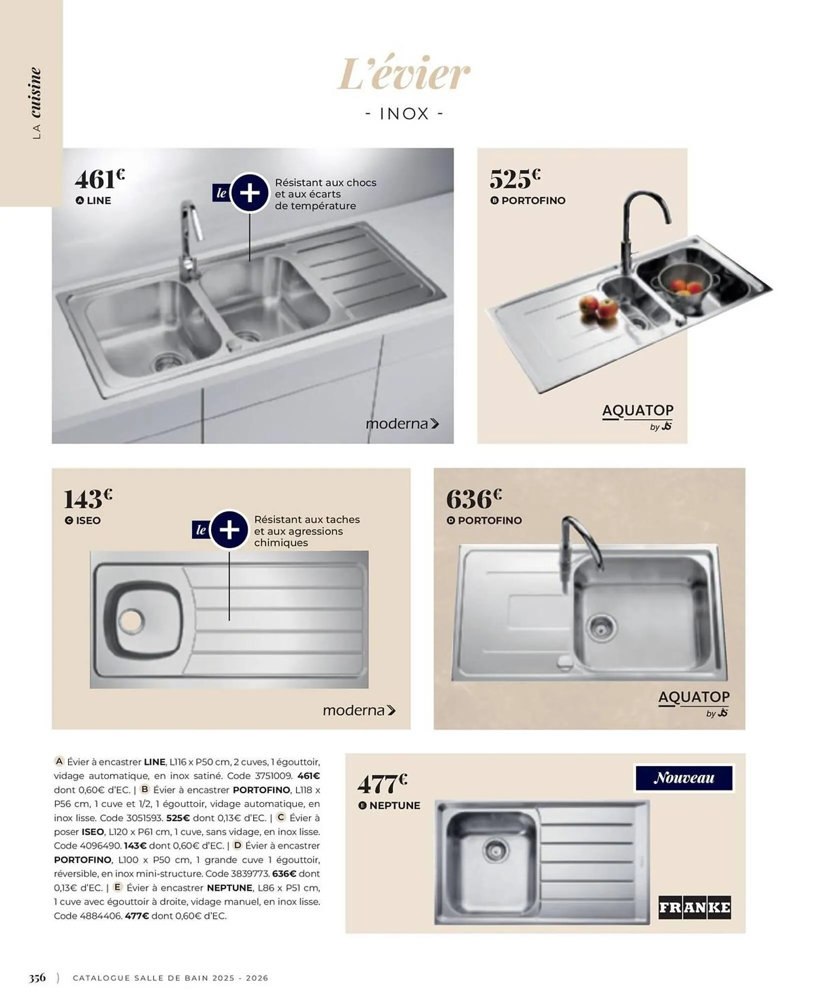 Catalogue Cedeo du 3 juin au 31 décembre 2025 - Catalogue page 356