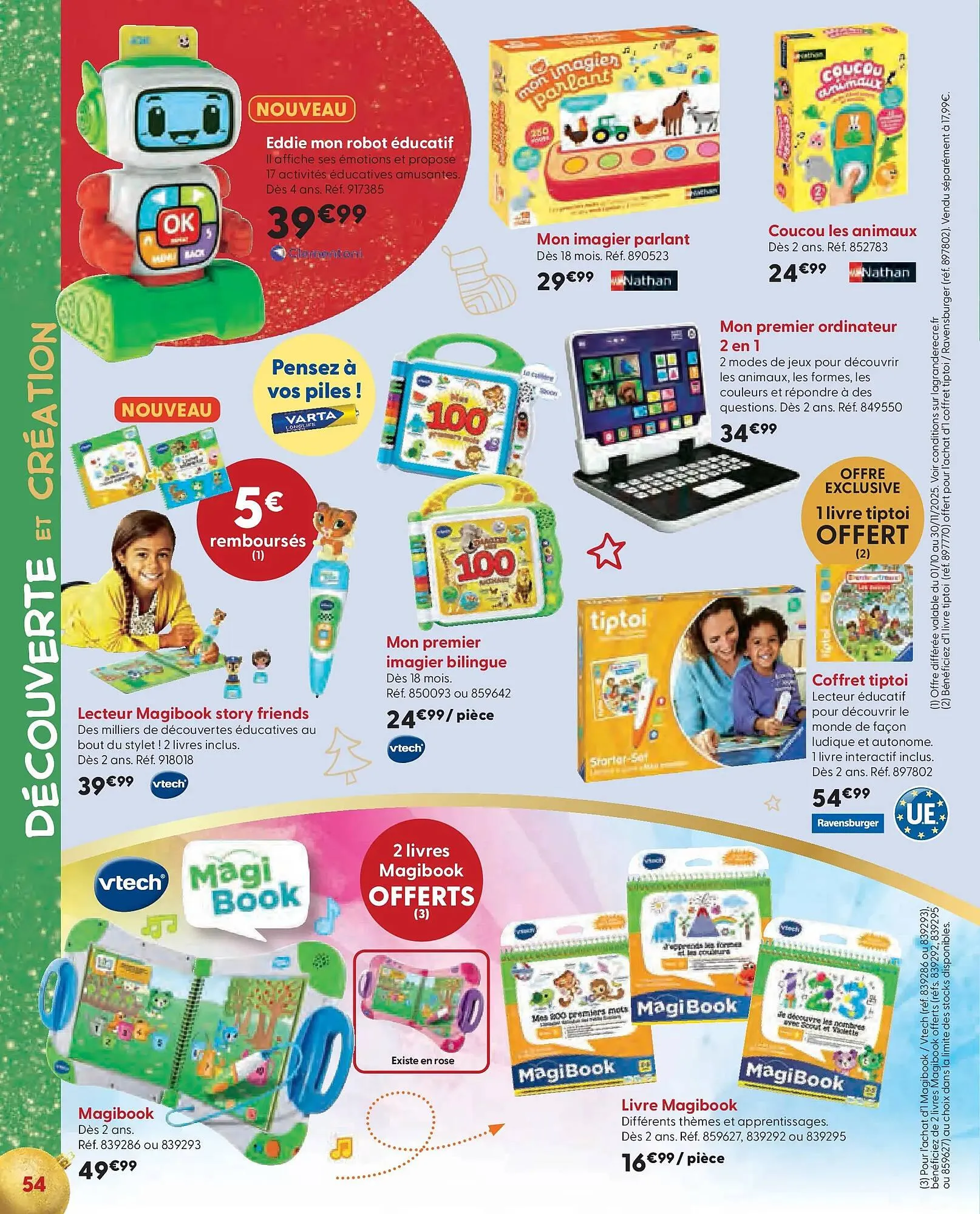 Catalogue La Grande Récré du 15 octobre au 2 décembre 2025 - Catalogue page 54