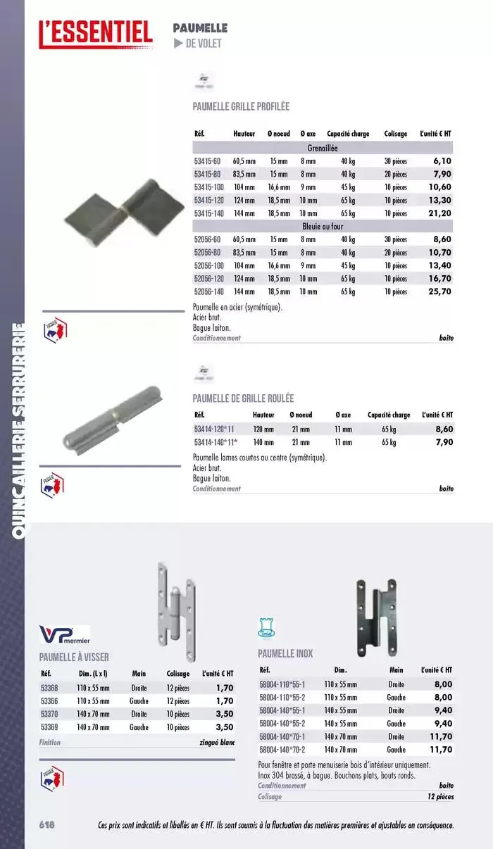 Essentiel Industrie 2025 du 3 janvier au 31 décembre 2025 - Catalogue page 620