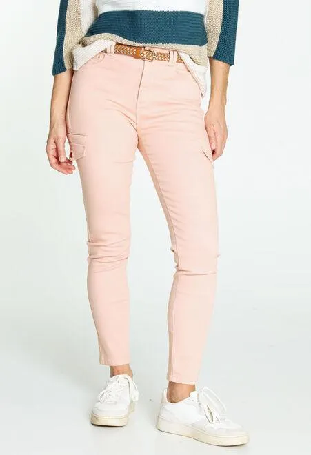 Pantalon cargo avec ceinture