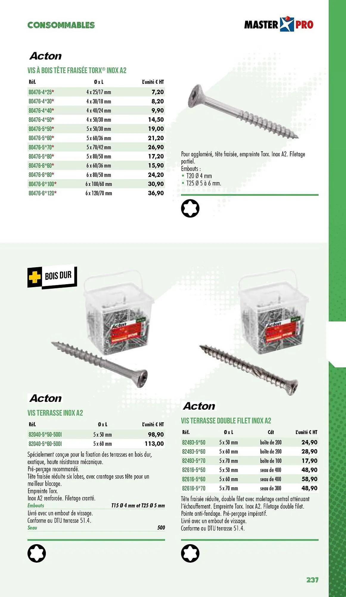 Catalogue Master Pro du 3 janvier au 31 décembre 2025 - Catalogue page 239