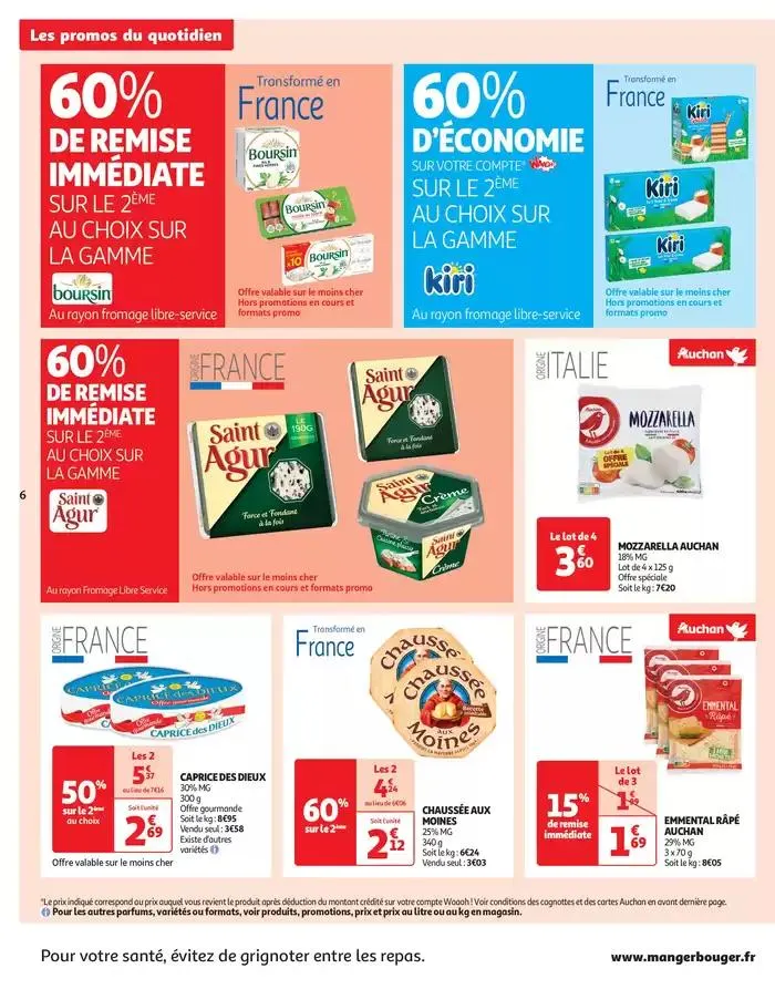 Les prix bas qui font du bien au quotidien du 1 avril au 6 avril 2025 - Catalogue page 6