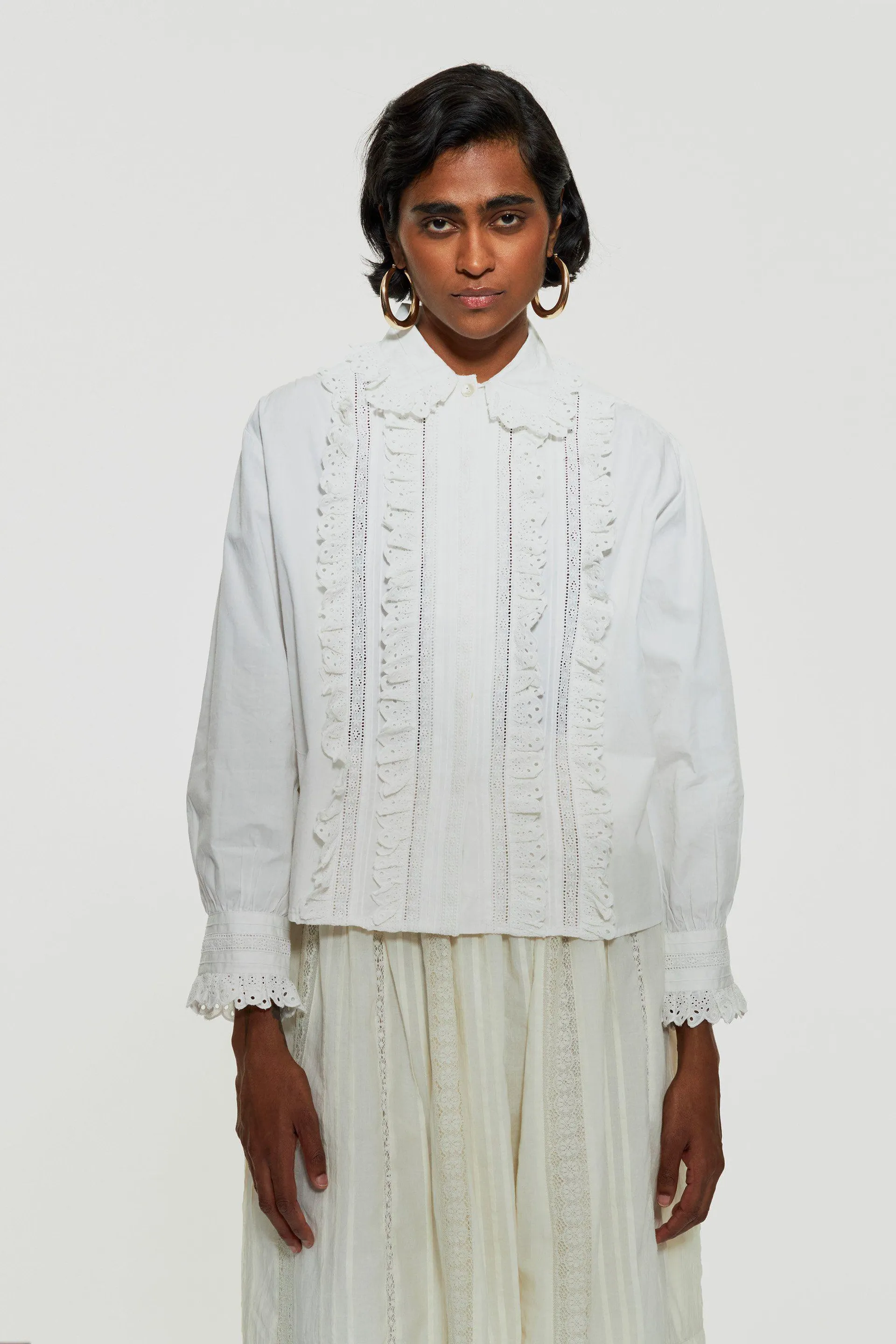 Chemisier à volants Diane