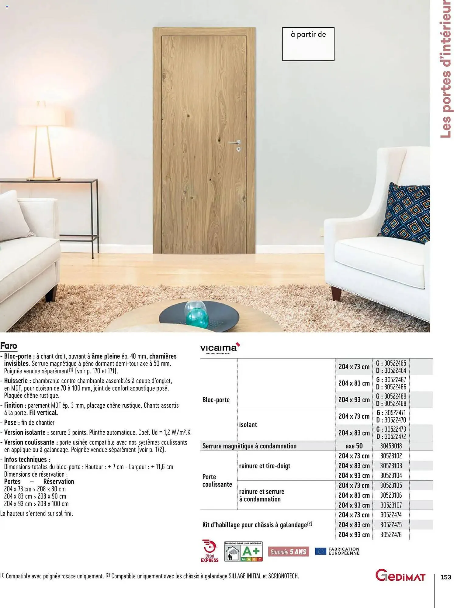 Catalogue Gedimat du 14 avril au 30 avril 2026 - Catalogue page 153