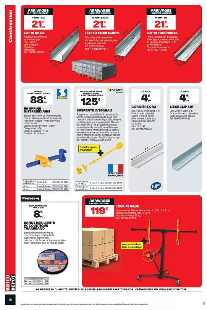 Voyez plus grand avec nos prix dépôt ! du 30 avril au 15 mai 2025 - Catalogue page 18