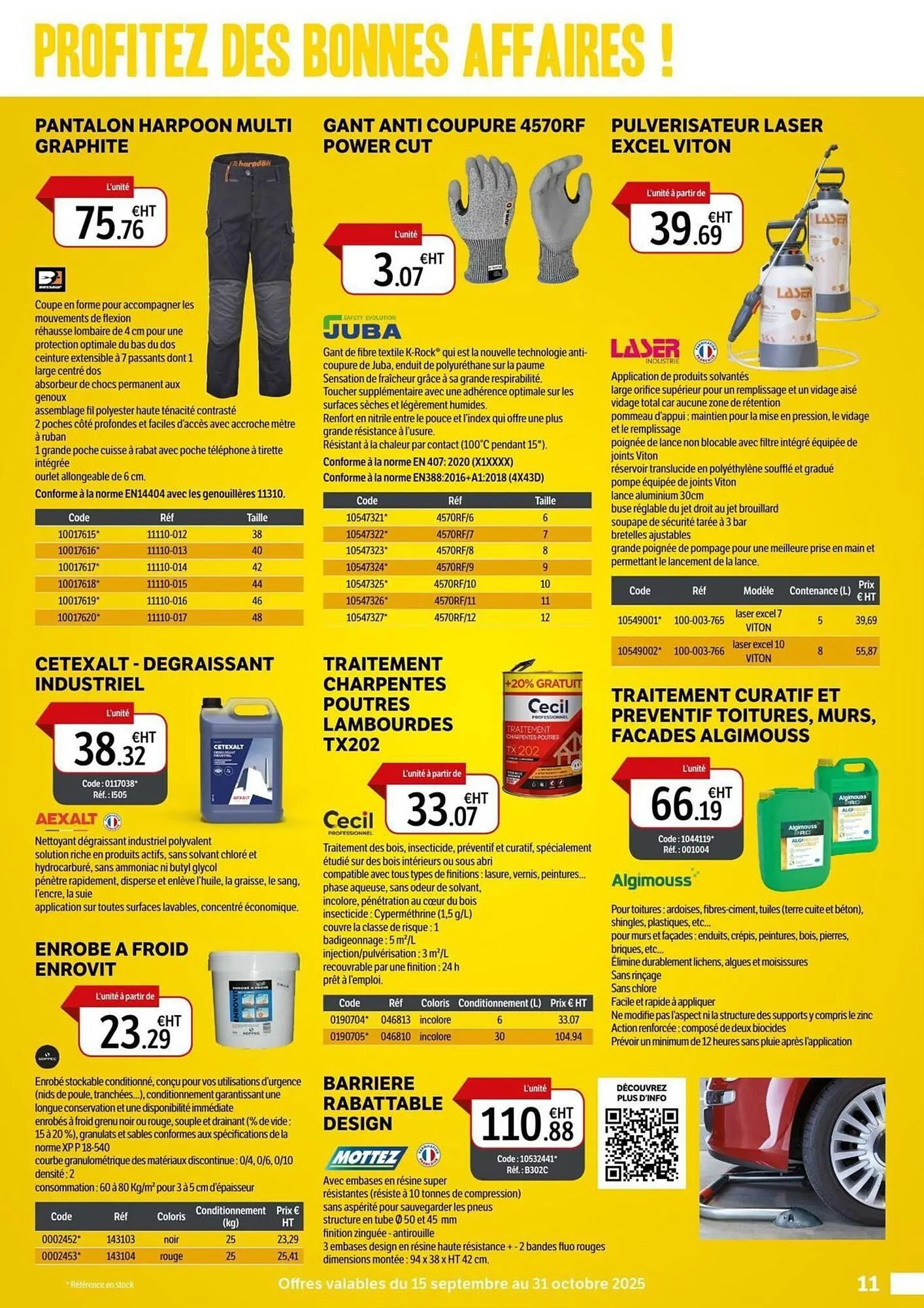 Catalogue DomPro du 16 septembre au 31 octobre 2025 - Catalogue page 11