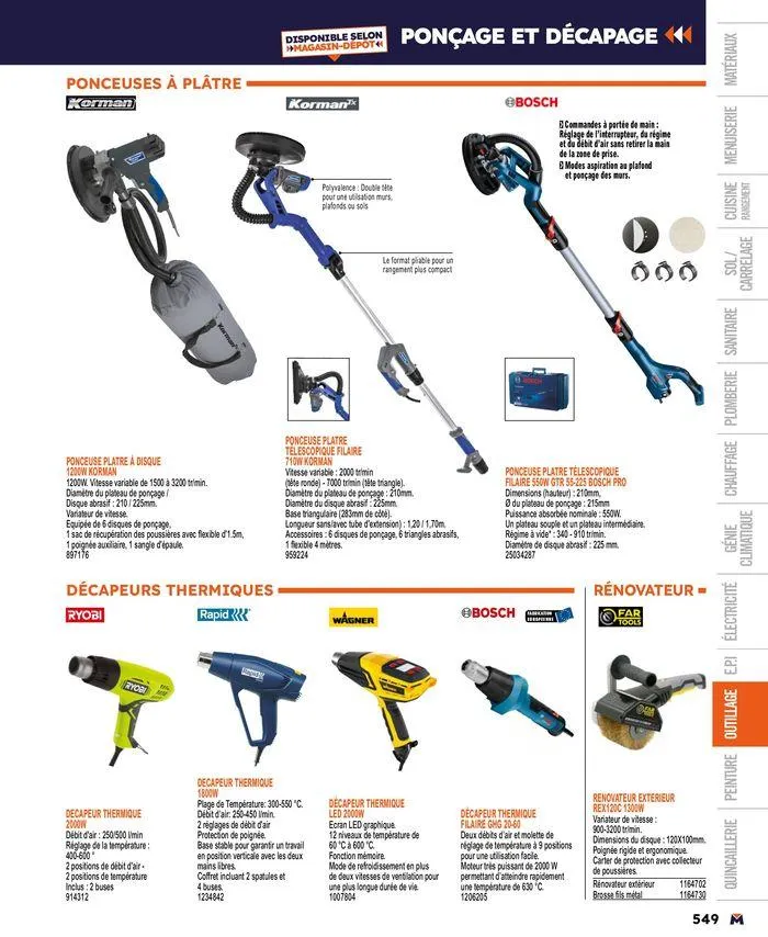 Guide produits 2024 du 15 mars au 31 décembre 2024 - Catalogue page 549