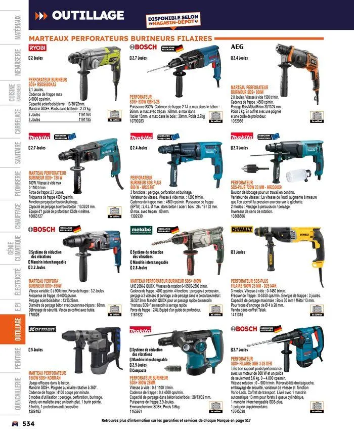 Guide produits 2024 du 15 mars au 31 décembre 2024 - Catalogue page 534