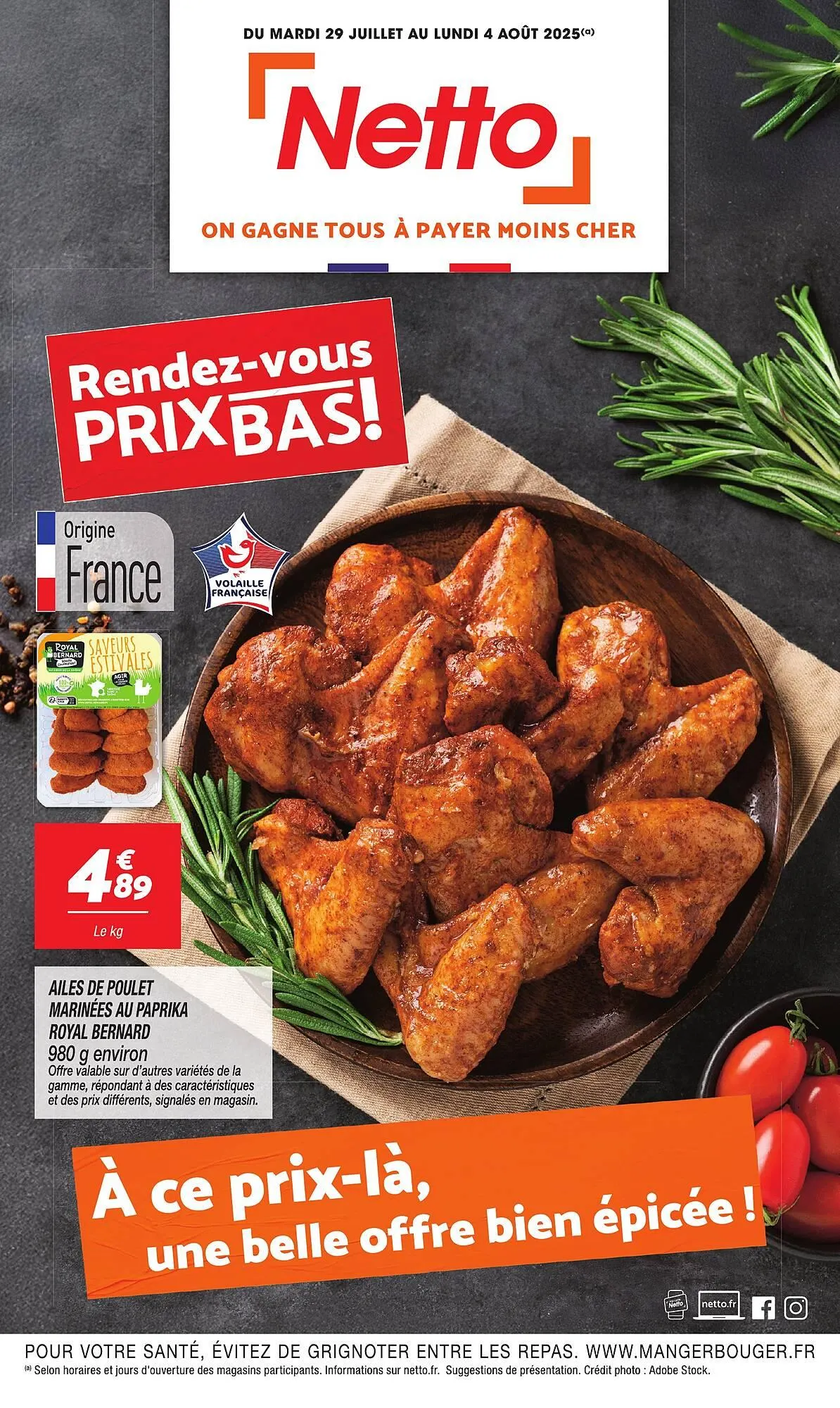 Catalogue Netto du 29 juillet au 4 août 2025 - Catalogue page 1