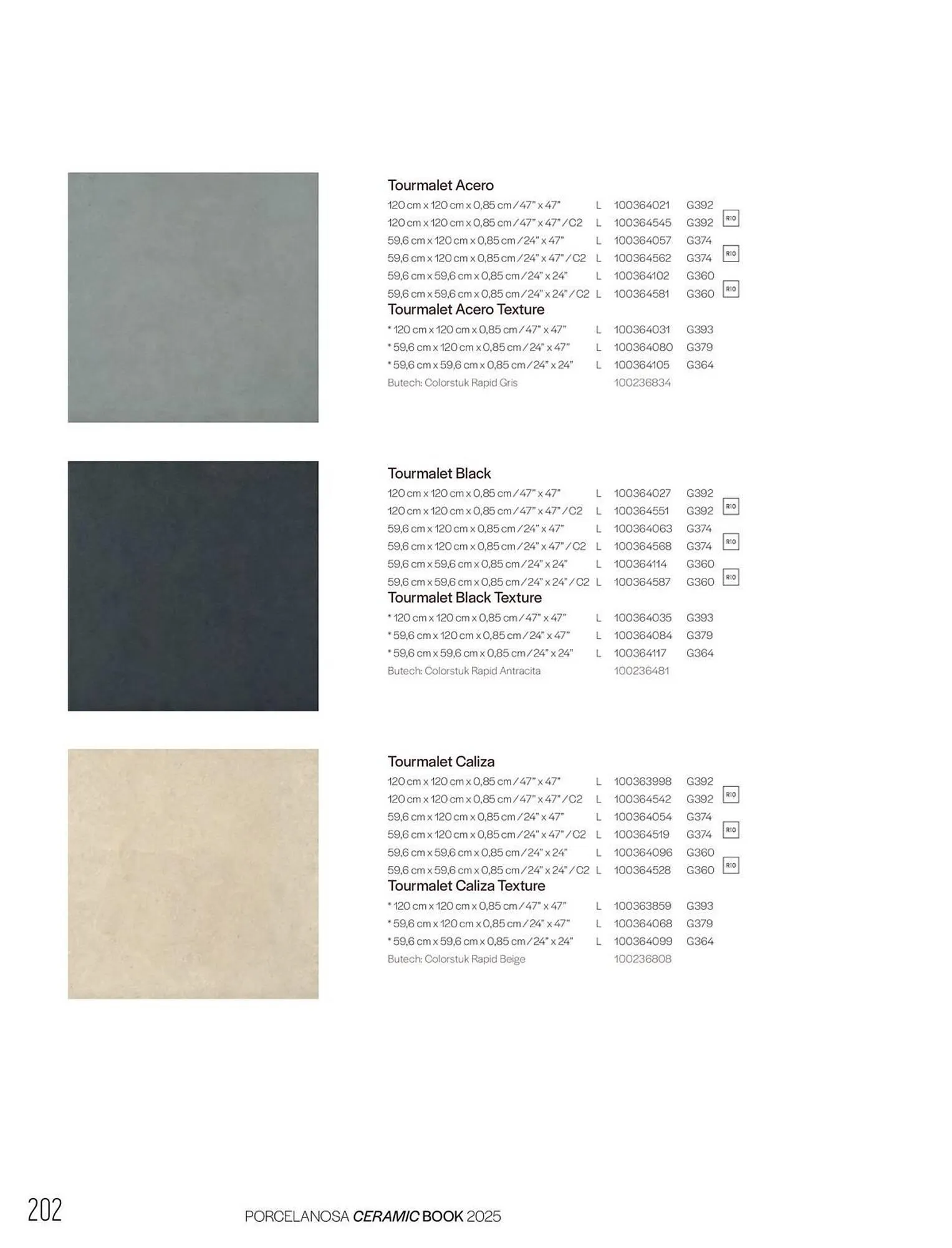 Catalogue Porcelanosa du 27 janvier au 31 décembre 2025 - Catalogue page 204
