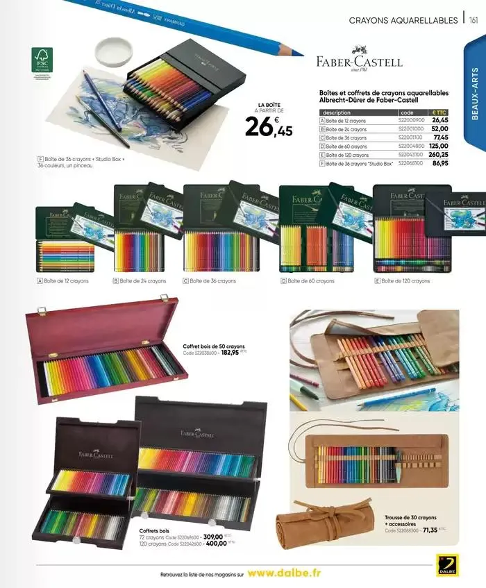 CATALOGUE DALBE 2025 du 27 janvier au 31 décembre 2025 - Catalogue page 163