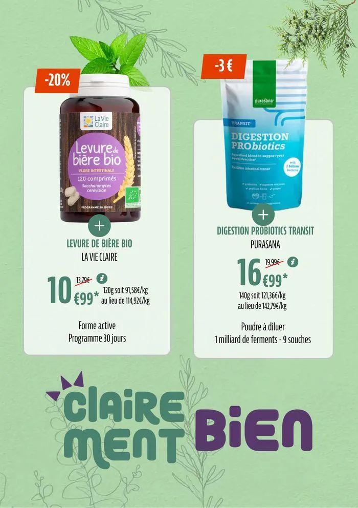 Tutes Nos Promos Bio Pour Un Ete Savoureux du 28 juin au 7 juillet 2024 - Catalogue page 30