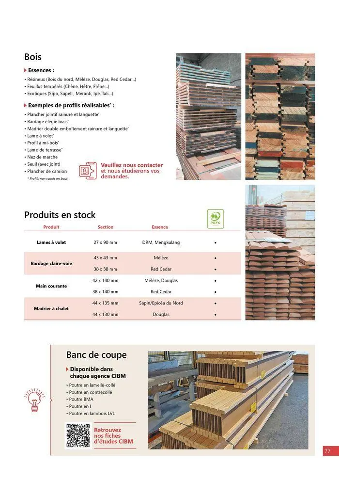 Guide construction bois 2024/2025 du 23 août au 31 décembre 2025 - Catalogue page 77