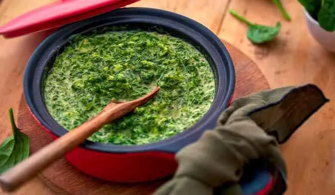 Epinards hachés à la crème bio