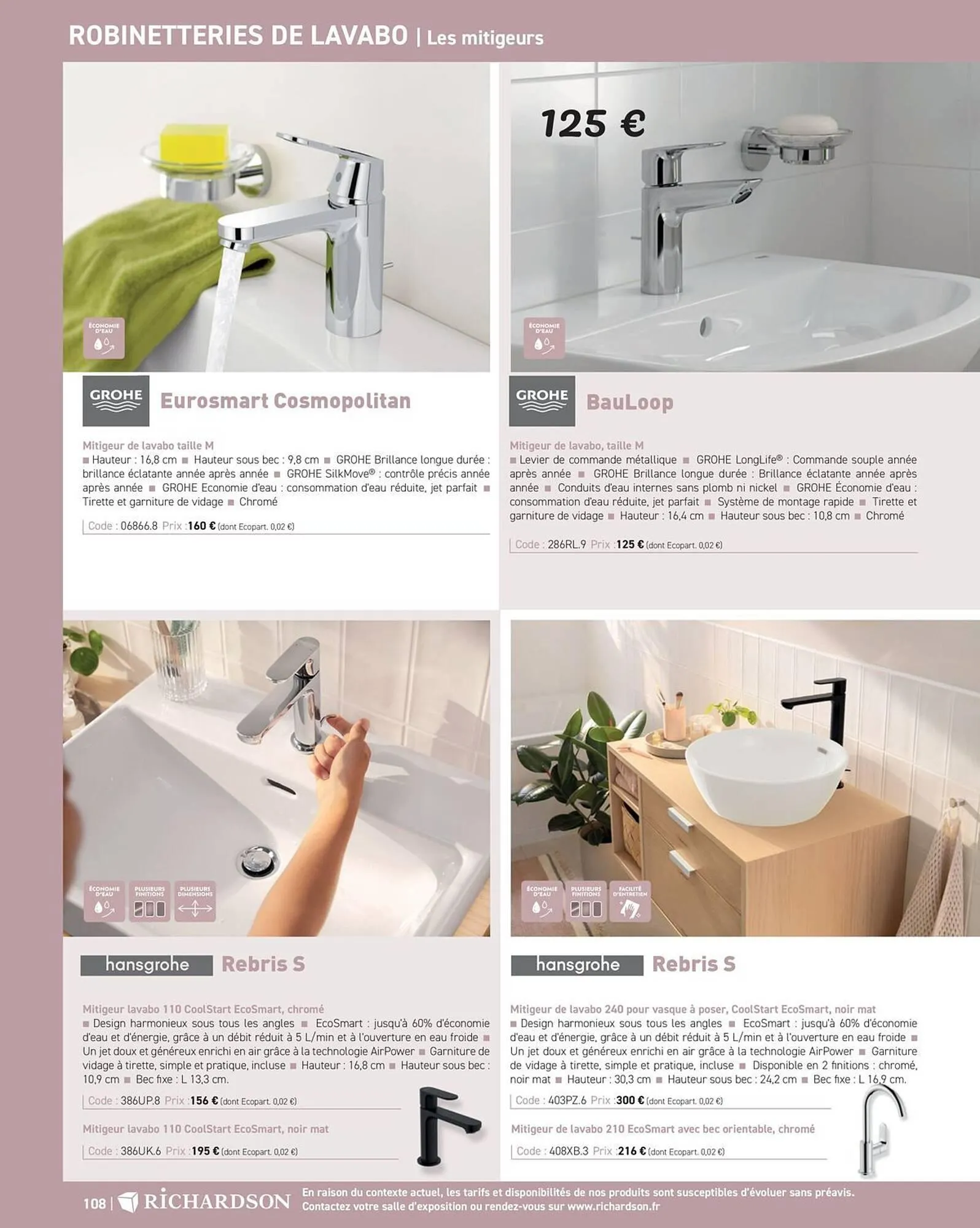 Catalogue Richardson du 11 avril au 31 décembre 2025 - Catalogue page 110