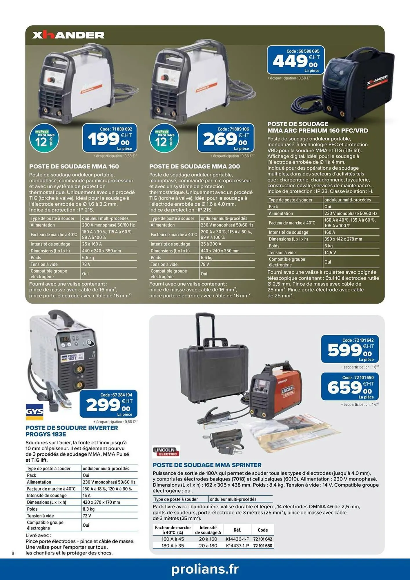 Catalogue Prolians du 16 octobre au 31 décembre 2025 - Catalogue page 8