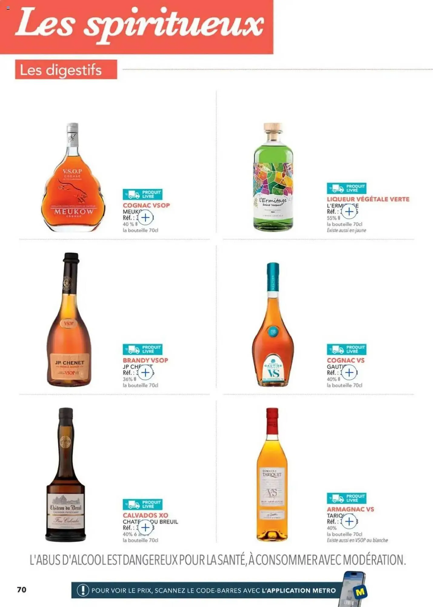 Catalogue METRO du 2 octobre au 31 décembre 2025 - Catalogue page 70