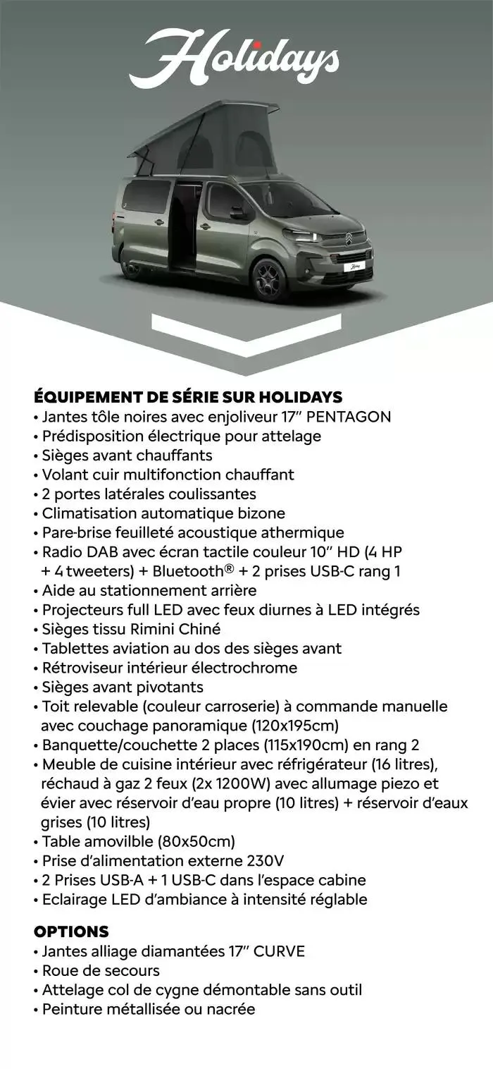 Citroën Nouveau Holidays C-BOOK du 15 janvier au 15 janvier 2026 - Catalogue page 15