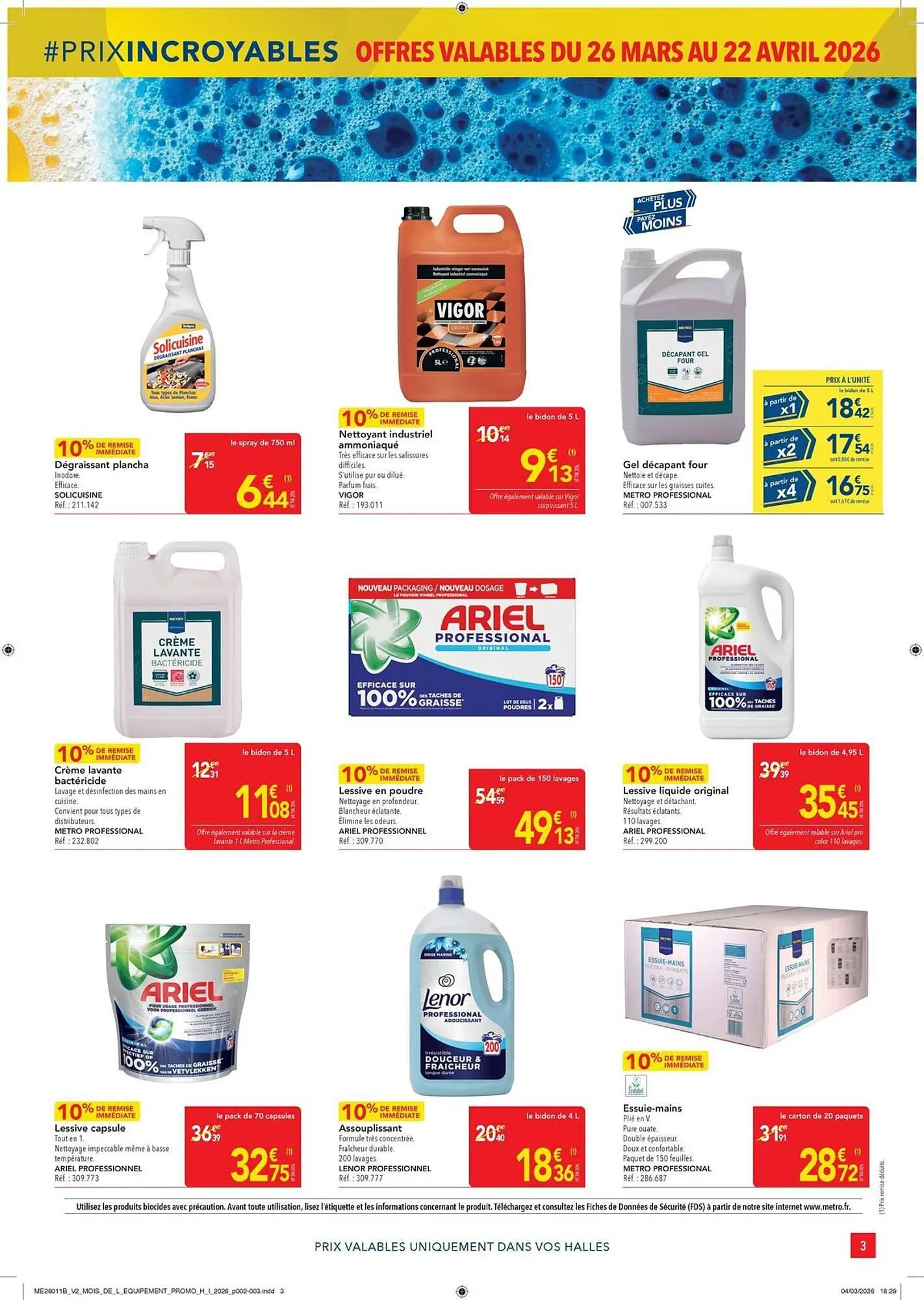 Catalogue METRO du 27 mars au 20 mai 2026 - Catalogue page 3