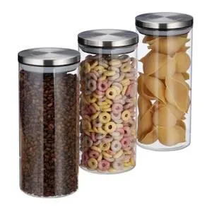 Jeu de 3 pots de stockage 13l chacun