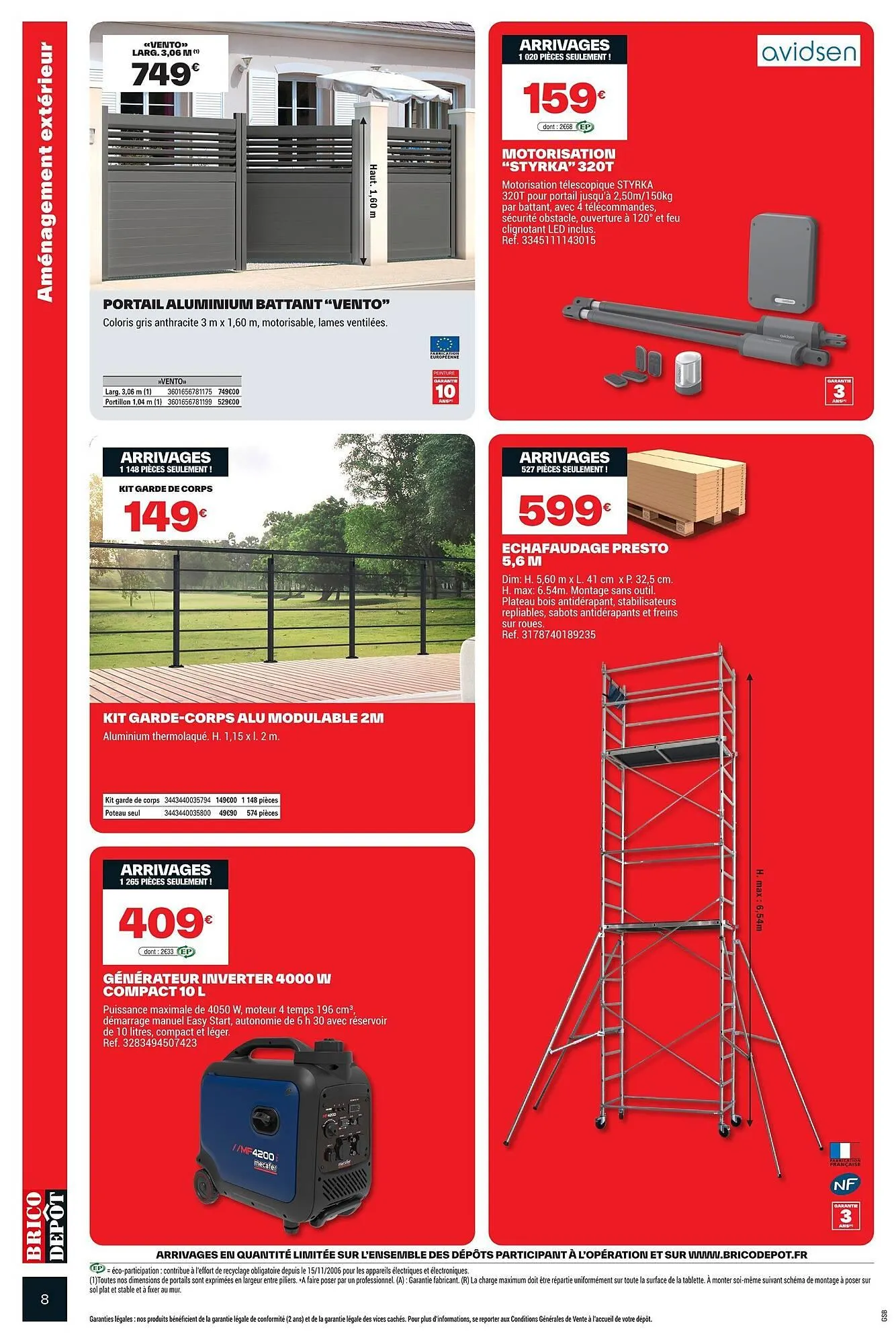 Catalogue Brico Dépôt du 6 mars au 19 mars 2026 - Catalogue page 8