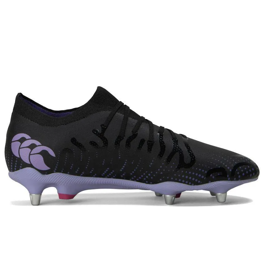 Chaussures Rugby Speed Infinite Pro SG Crampons Hybrides Tout Terrain Noir - Canterbury