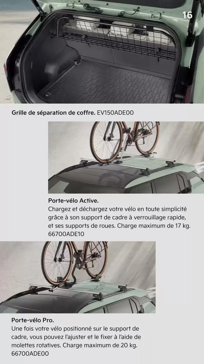 KIA Nouveau EV3 100% électrique - Accessoires du 15 mai au 6 mai 2026 - Catalogue page 6
