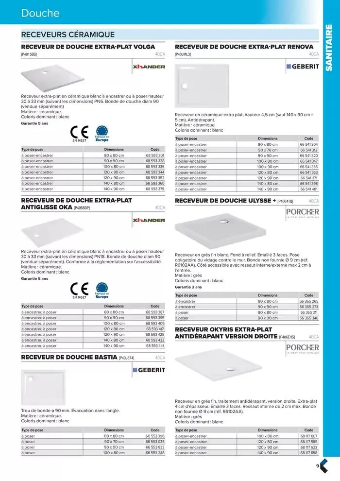 Catalogue génie climatique & sanitaire | Édition 2024-2025 du 2 octobre au 31 décembre 2025 - Catalogue page 9