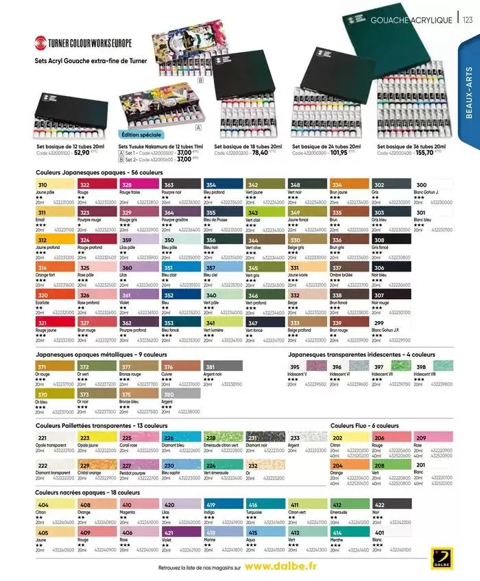 CATALOGUE DALBE 2025 du 27 janvier au 31 décembre 2025 - Catalogue page 125