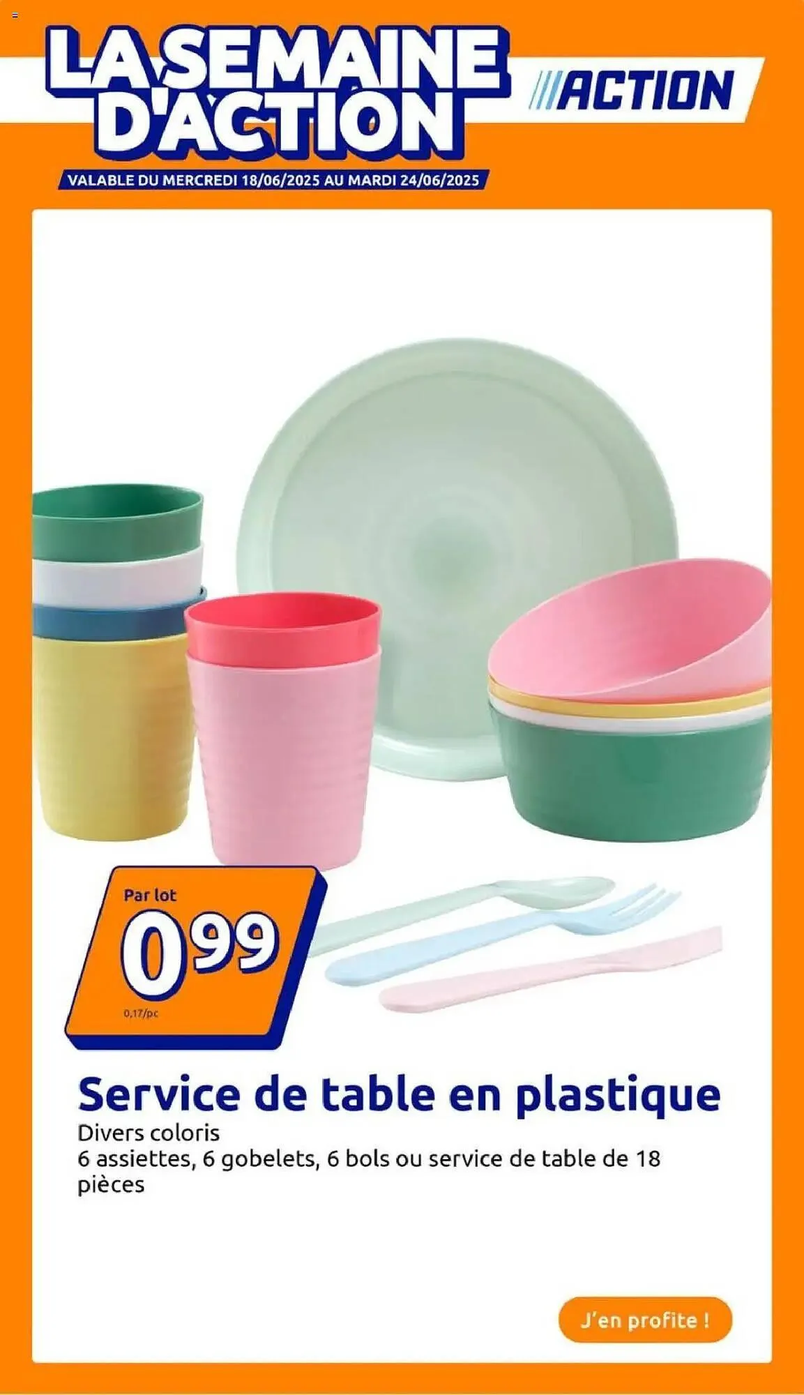 Catalogue Action du 18 juin au 24 juin 2025 - Catalogue page 1