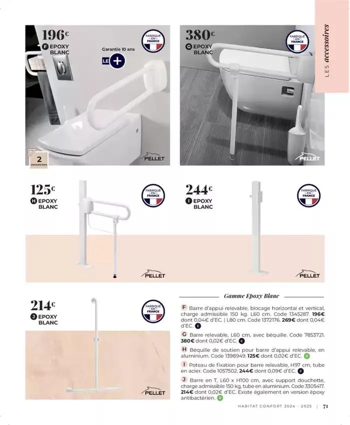 Cedeo Habitat confort du 1 octobre au 31 mai 2025 - Catalogue page 76