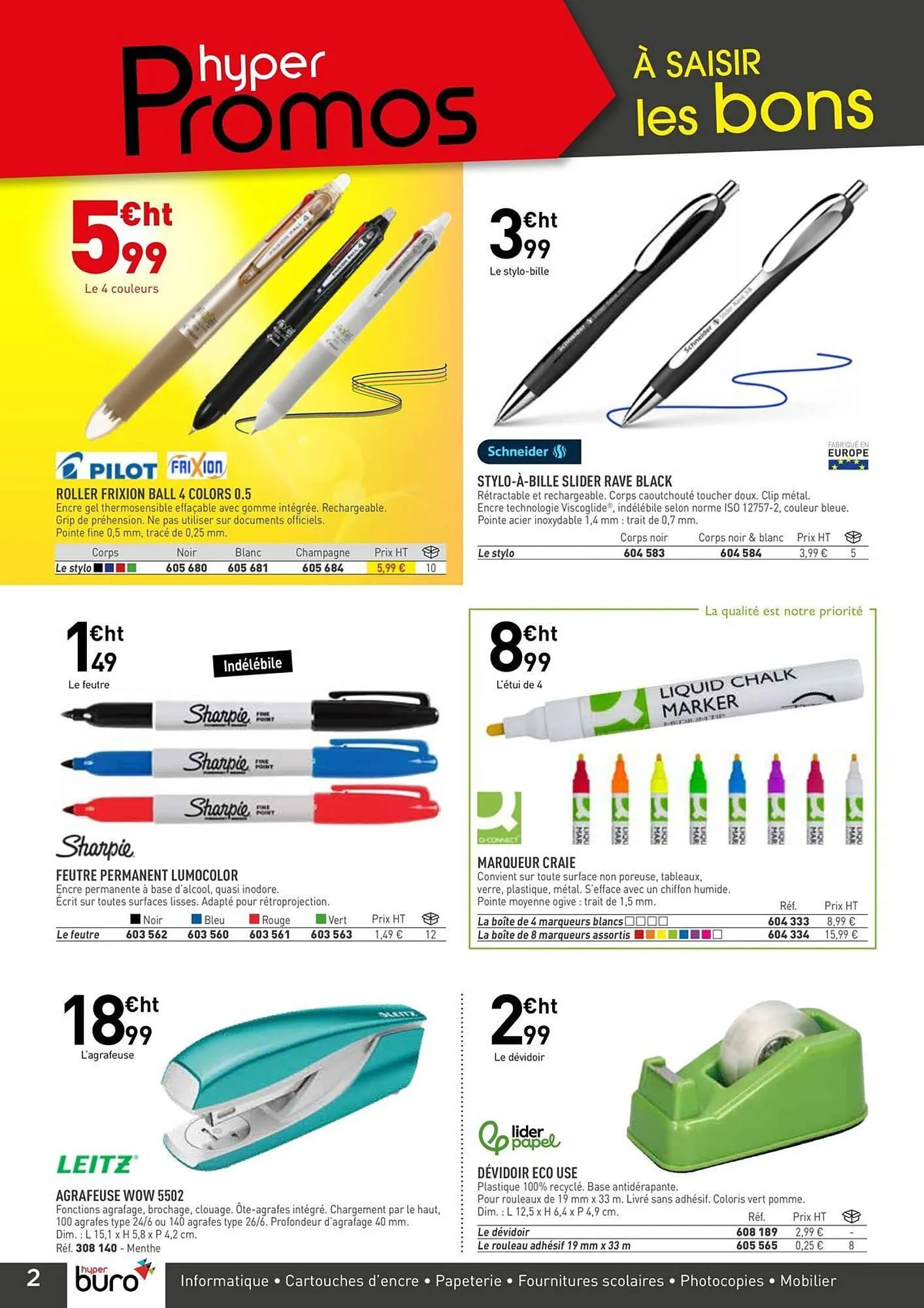 Catalogue Hyperburo du 1 novembre au 31 décembre 2025 - Catalogue page 2