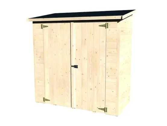 Remise adossée Bois sapin – DÉCOR ET JARDIN