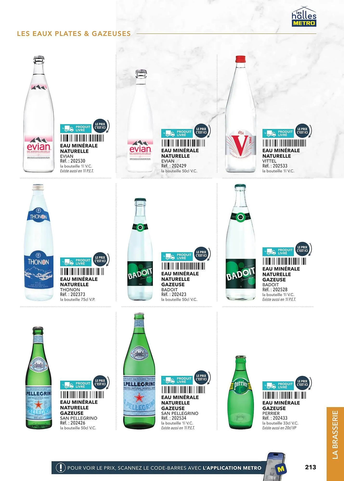 Catalogue METRO du 2 mars au 31 décembre 2025 - Catalogue page 213