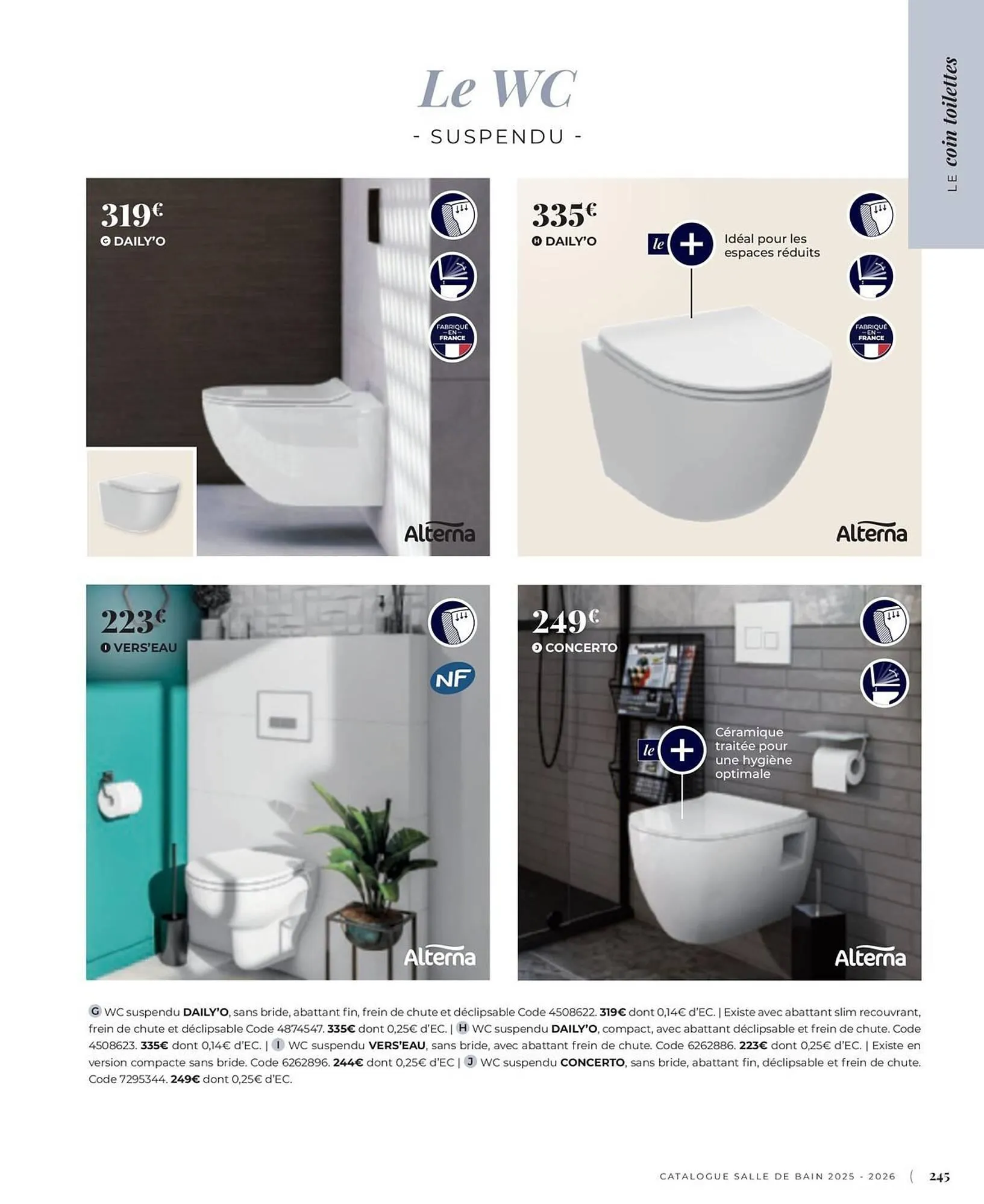 Catalogue Cedeo du 3 juin au 31 décembre 2025 - Catalogue page 245